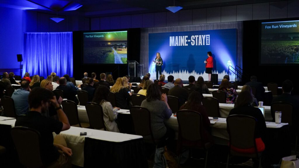 Maine Stay 2023 stag and audience